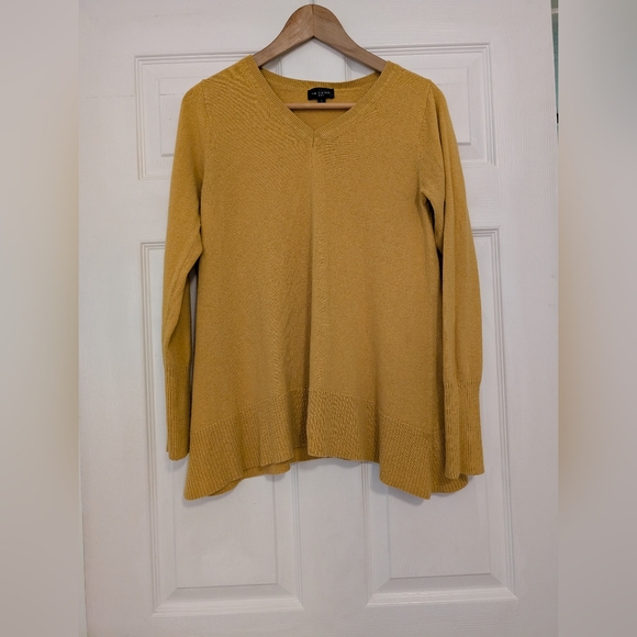 The Limited Sweaters - The Limited Mustard V-Neck Sweater